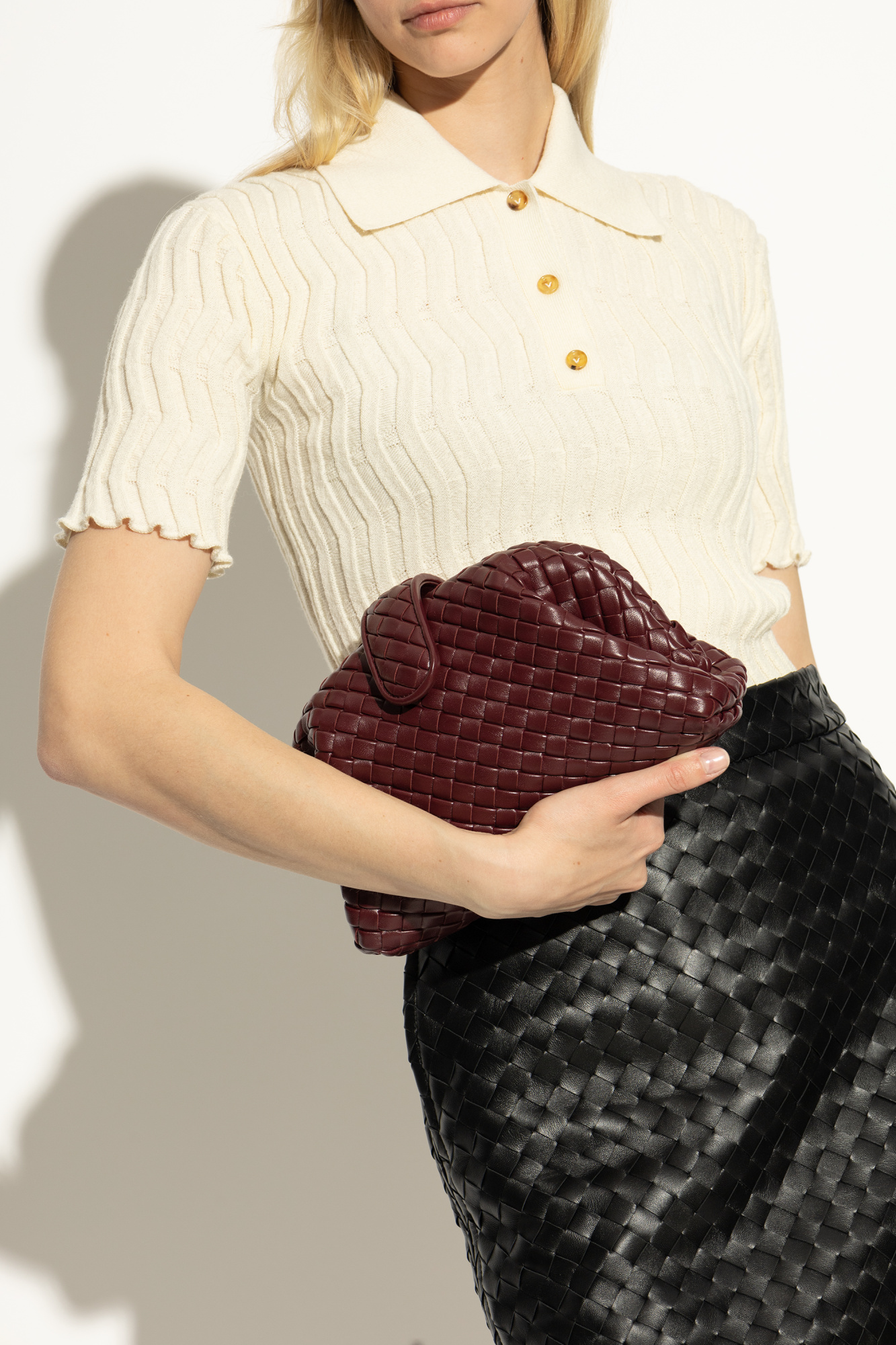 Bordo Kopertówka `Lauren 1980 Small` Bottega Veneta - Vitkac